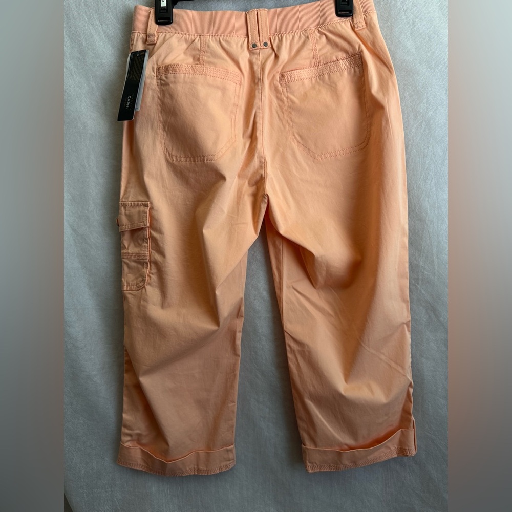 LEE Peach Nectar Cargo Capri Pants - Picture 2 of 11